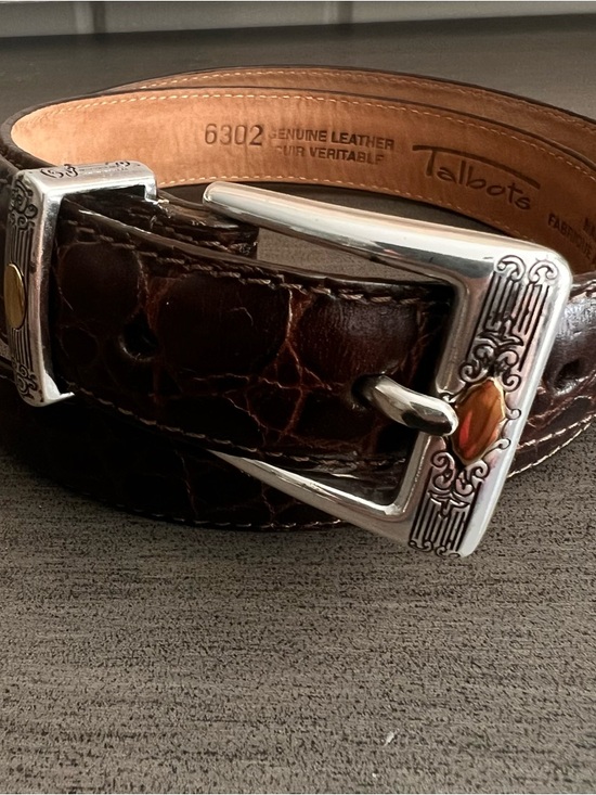 Talbots Accessories - Talbots leather belt size medium